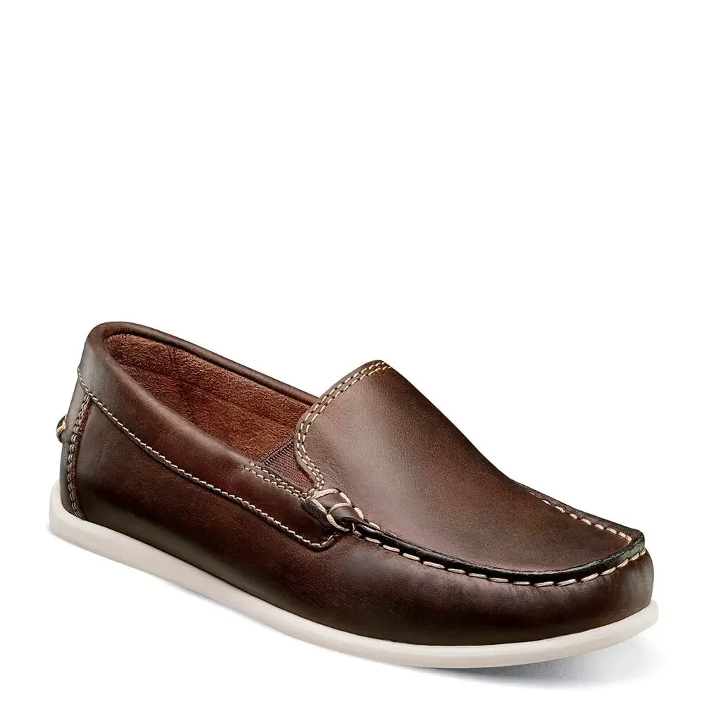FLORSHEIM JASPER VENETIAN JR BOYS TODDLERYOUTH SLIP ON 7 M US BIG KID BROWN